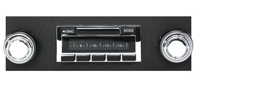 1969 - 1972 USA-630 Chevelle Radio with AM/FM Stereo, USB, CD Control and Auxiliary Input, Angle 2