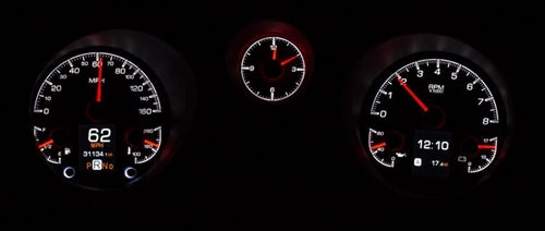 1969 Chevelle Dash Instrument Cluster Gauges Set, HDX : Speedometer, Tachometer, Oil Pressure, Water Temp, Voltmet, Angle 3