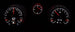 1969 Chevelle Dash Instrument Cluster Gauges Set, HDX : Speedometer, Tachometer, Oil Pressure, Water Temp, Voltmet, Angle 3