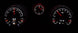 1969 Chevelle Dash Instrument Cluster Gauges Set, HDX : Speedometer, Tachometer, Oil Pressure, Water Temp, Voltmet, Angle 3