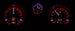 1969 Chevelle Dash Instrument Cluster Gauges Set, HDX : Speedometer, Tachometer, Oil Pressure, Water Temp, Voltmet, Angle 5