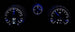1969 Chevelle Dash Instrument Cluster Gauges Set, HDX : Speedometer, Tachometer, Oil Pressure, Water Temp, Voltmet, Angle 7
