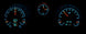 1969 Chevelle Dash Instrument Cluster Gauges Set, HDX : Speedometer, Tachometer, Oil Pressure, Water Temp, Voltmet, Angle 8