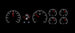 1970 - 1972 Chevelle Malibu SWEEP Dash Instrument Cluster Gauges Set, HDX : Speedometer, Tachometer, Oil Pressure, Angle 6
