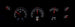1970 - 1972 Chevelle Dash Instrument Cluster Gauges Set, HDX : Speedometer, Tachometer, Oil Pressure, Water Temp, Angle 4