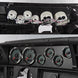 1970 - 1972 Chevelle Malibu Sweep 69 Series Dash Instrument Cluster Gauges Set, Speedometer, Tachometer, Oil Press, Angle 2