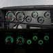 1970 - 1972 Chevelle Malibu Sweep 69 Series Dash Instrument Cluster Gauges Set, Speedometer, Tachometer, Oil Press, Angle 4
