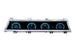 a 1966 - 1967 Chevelle Dash Instrument Cluster, Dakota Digital, Speedometer, Tachometer, Oil Pressure, Water Temp, Angle 4