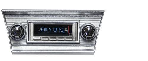 1966 - 1967 Chevelle USA-740 Radio with Bluetooth, AM/FM Stereo, USB, CD Control and Auxiliary Input, Angle 3