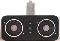1966 - 1967 Chevelle Stereo Speakers, Dual, Center Dash, Custom, With Air Conditioning