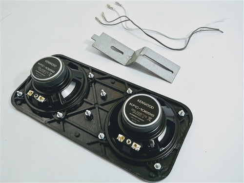 1966 - 1967 Chevelle Center Dash Dual Front Kenwood Speakers, Without Air Conditioning, Angle 2