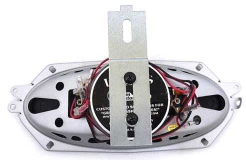 1966 - 1967 Chevelle Center Dash Stereo Speakers, Dual Voice Coil DVC, without Factory Air, Angle 2