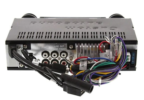1970 - 1972 Chevelle AM/FM Radio with Chrome Face Fits Original Dash Opening, Except Super Sport, Angle 2