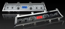1966 - 1967 Chevelle Dash Instrument Cluster Gauges Set, VHX : Speedometer, Tachometer, Oil Pressure, Water Temp, Voltmeter and Fuel
