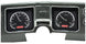 68 Chevelle Dash Instrument Cluster Gauges Set, VHX : Speedometer, Tachometer, Oil Pressure, Water Temp, Voltmeter, Angle 3