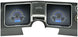 68 Chevelle Dash Instrument Cluster Gauges Set, VHX : Speedometer, Tachometer, Oil Pressure, Water Temp, Voltmeter, Angle 5