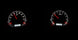 68 Chevelle Dash Instrument Cluster Gauges Set, VHX : Speedometer, Tachometer, Oil Pressure, Water Temp, Voltmeter, Angle 7