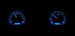 68 Chevelle Dash Instrument Cluster Gauges Set, VHX : Speedometer, Tachometer, Oil Pressure, Water Temp, Voltmeter, Angle 8