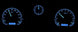 69 Chevelle Dash Instrument Cluster Gauges Set, VHX : Speedometer, Tachometer, Oil Pressure, Water Temp, Voltmeter, Angle 9