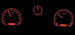 69 Chevelle Dash Instrument Cluster Gauges Set, VHX : Speedometer, Tachometer, Oil Pressure, Water Temp, Voltmeter, Angle 10