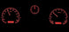 69 Chevelle Dash Instrument Cluster Gauges Set, VHX : Speedometer, Tachometer, Oil Pressure, Water Temp, Voltmeter, Angle 10