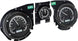 69 Chevelle Dash Instrument Cluster Gauges Set, VHX : Speedometer, Tachometer, Oil Pressure, Water Temp, Voltmeter, Angle 4