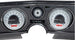 69 Chevelle Dash Instrument Cluster Gauges Set, VHX : Speedometer, Tachometer, Oil Pressure, Water Temp, Voltmeter, Angle 7