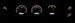 1970- 72 Chevelle SS Instrument Cluster Gauges Set, VHX : Speedometer, Tachometer, Oil Pressure, Water Temp, Angle 12