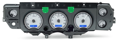 1970- 72 Chevelle SS Instrument Cluster Gauges Set, VHX : Speedometer, Tachometer, Oil Pressure, Water Temp, Angle 5