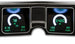 1968 Chevelle Dash Instrument Cluster Gauges System, Digital LED, Speedometer, Tachometer, Oil Pressure, Water Temp, Voltmeter, Fuel