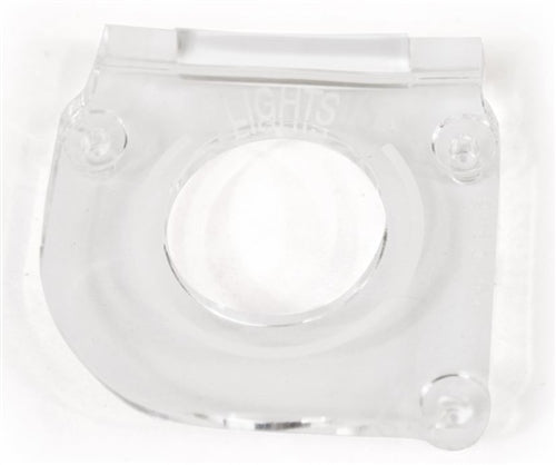 1971 - 1972 Chevelle Headlight Switch Dash Lens, Clear, Angle 2