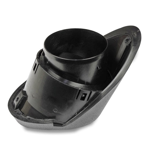 1969 Chevelle Black Dash Air Vent Bezel Housing Kit with Retainer and Seal, LH, Angle 2