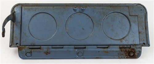1966 - 1967 Chevelle Dash Glove Box Door Assembly, Original GM Used, Angle 2