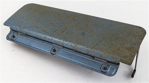 1966 - 1967 Chevelle Dash Glove Box Door Assembly, Original GM Used, Angle 3