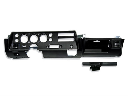 1970 Chevelle Super Sport Complete Dash Kit with OE Style Pre-Assembled SS Round Gauge Instrument Cluster, Circuit, Angle 2