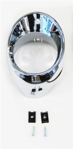 1966 - 1967 Chevelle Dash Air Vent Bezel, Chrome, LH