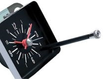 1969 - 1974 Nova Dash Mounted Clock With Quartz Movement, 994125, Angle 3