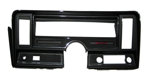 1972 - 1974 Nova Dash Instrument Cluster Housing, W/ Air Conditioning W/ Seat Belt Warning Light, Angle 2