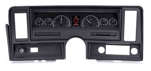1969 - 1976 Nova Dash Instrument Cluster Gauges Set, HDX : Speedometer, Tachometer, Oil Pressure, Water Temp, Angle 3