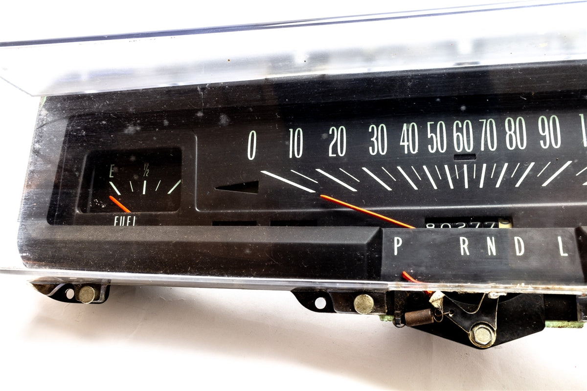 1969 Nova Dash Gauge Cluster Housing Assembly, Original GM Used, Angle 4