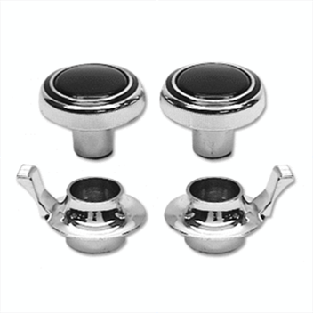 1969 - 1970 Nova Radio Knobs Set, Stereo, 4 Pieces