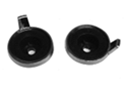1971 - 1978 Radio Adjuster Tuner Back Filler Knobs Set, Stereo Style Pair