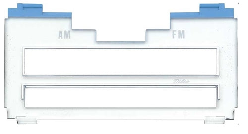 1971 - 1972 Chevelle and Nova Radio Dial Lens Face Plate, AM-FM, Mono