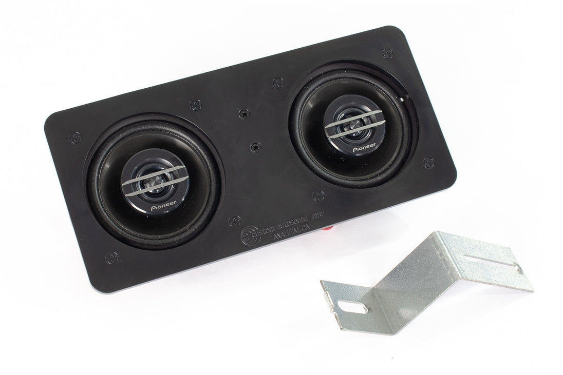 1968 - 1969 Chevelle and 1968 - 1972 Nova PREMIUM Pioneer Dual Center Dash Stereo Speakers, W/O Air