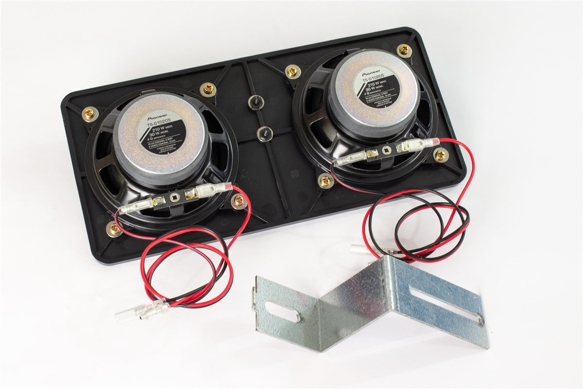 1968 - 1969 Chevelle and 1968 - 1972 Nova PREMIUM Pioneer Dual Center Dash Stereo Speakers, W/O Air, Angle 2