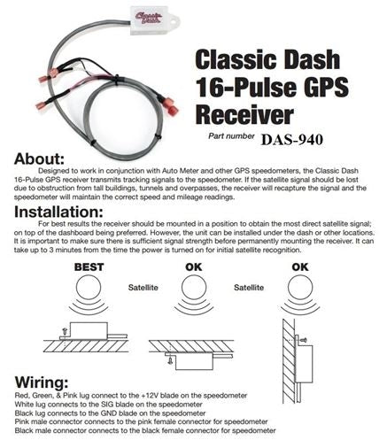 Speedometer Gauge Interface Module for Auto Meter Electric Speedo, Universal GPS, Angle 2