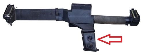1969 - 1974 Nova Under Dash Box Air Conditioning Vent Duct Distribution, GM Original Used, Angle 3