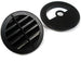 Air Conditioning Dash Air Vent Round Push In Outlet, Each, Angle 2