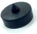 1970 - 1972 Chevelle Door Glass Window Stop Bouyant Rubber Bumper for Lower Stop Bracket, Each, Angle 3