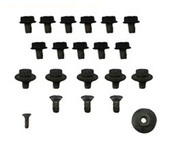 1966 - 1967 Chevelle Inner Door Tracks, Mechanism, Stops and Latch Hardware Bolt Kit